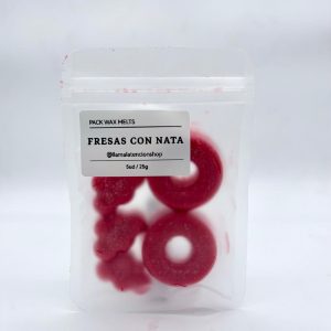 WAX MELTS FRESAS CON NATA
